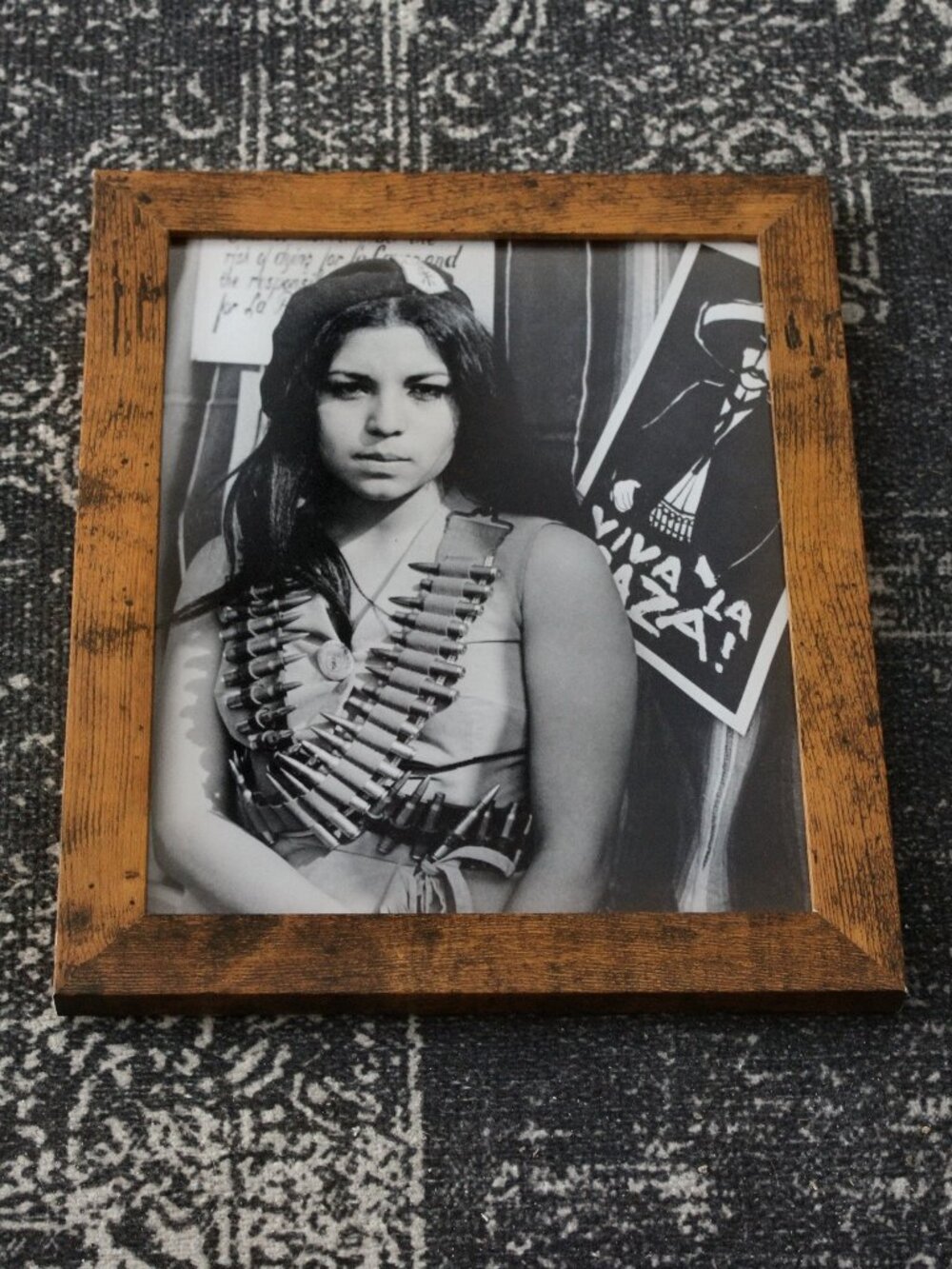Vintage Chicana Movement Photo Print 8x10 Viva La Raza Wall Decor Artwork